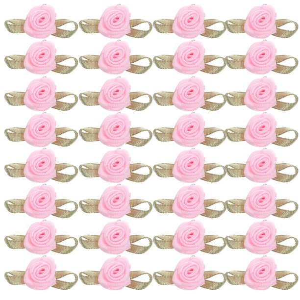 unbranded 100Ud Pequeñas Rosas De Satinada Para De Bodas Y Manualidades Creativas