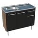 thumbnail image 1 of Gabinete Bajo de Cocina Madesa Emilly 105cm con Tarja MN, 1 of 4
