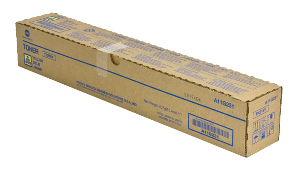 TN216Y YELLOW TONER CARTRIDGE FOR KONICA MINOLTA BIZHUB C280 C220 A11G231
