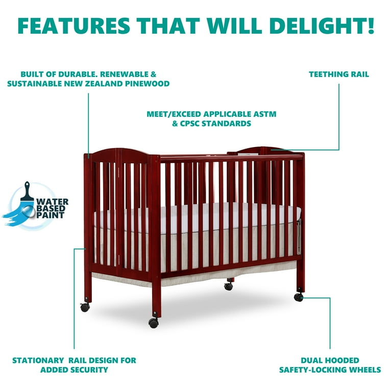 Dream on me folding full size deals convenience crib