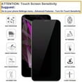 thumbnail image 6 of Tempered Glass Privacy Screen Protector for iPhone 12/Pro - Curved Anti-Spy Anti-Peep 3D Edge Case Friendly P2G Compatible With iPhone 12/Pro, 6 of 7