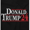 thumbnail image 2 of Donald Trump Election Campaign 2024 Womens Slim Fit Graphic Tee Brisco Brands S, 2 of 5