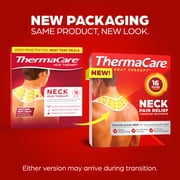 ThermaCare Heat Wraps for Neck, Shoulder, and Wrist Pain Relief - 4 Count