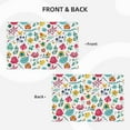 thumbnail image 3 of Placemats Set Of 4 / 6, Colorful Flowers_E Placemats For Dining Table Indoor/Outdoors Heat Resistant Washable Placemats 18" X 12", 3 of 8