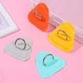 thumbnail image 4 of LJNYFDC D Ring D Buckle Set 4Pcs Easy to Install PVC Surfboard Dinghy Boat Triangle Patch Buckle Ring for Water Activity D Ring Pad, 4 of 7