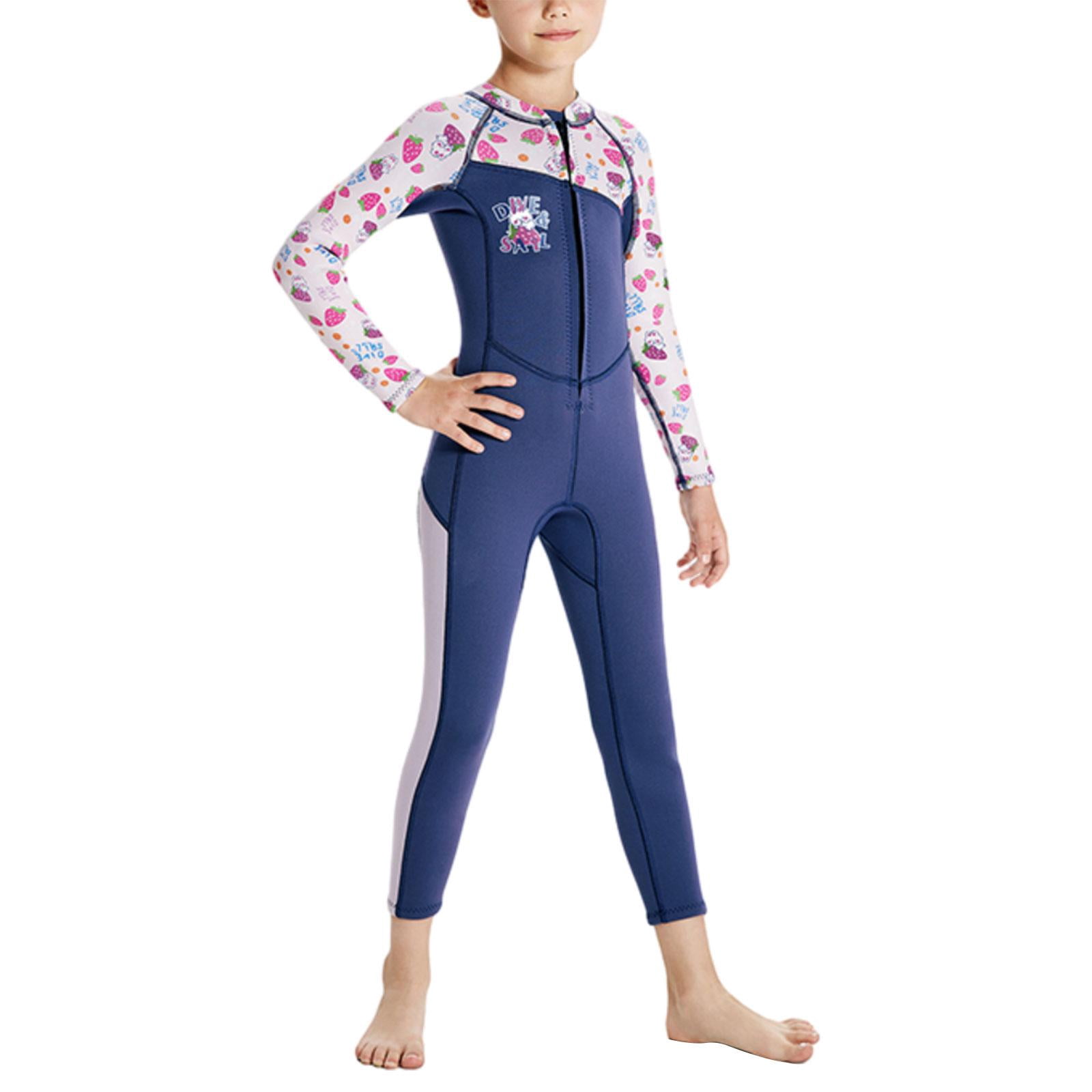 Baoblaze Kids Wetsuit 2mm Neoprene Child Wet Suit for Cold Water Sports Sailing Kayak Dark