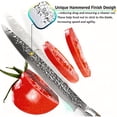 thumbnail image 2 of Professional Kitchen Knives Japanese Chef Knife Set High Carbon Stainless Steel Sharp Fruit Slicing Knife Set with Wooden Handle, 2 of 7