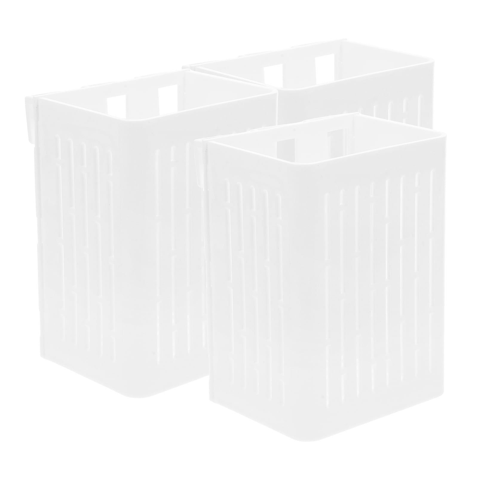FOMIYES Aquarium Plant Holder 2Pcs White Hollow Design for Easy Observation and Aesthetics