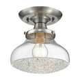 thumbnail image 3 of Golden Lighting 3417-Sf Asha 1 Light 8" Wide Semi-Flush Ceiling Fixture - Grey, 3 of 7