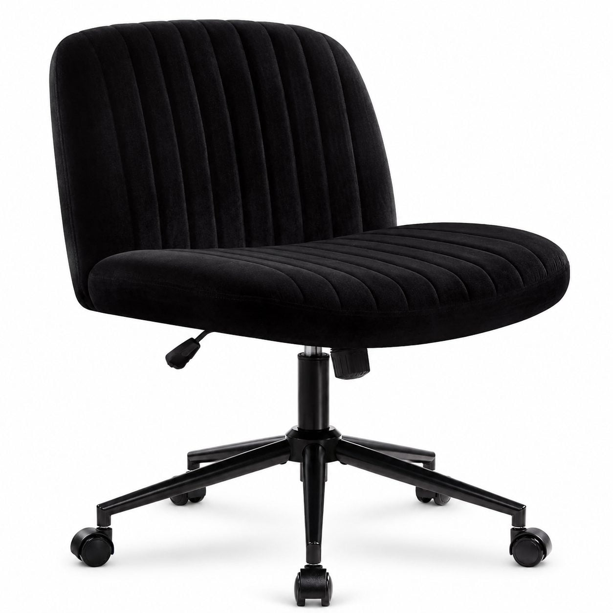 armless cross legged desk chair product