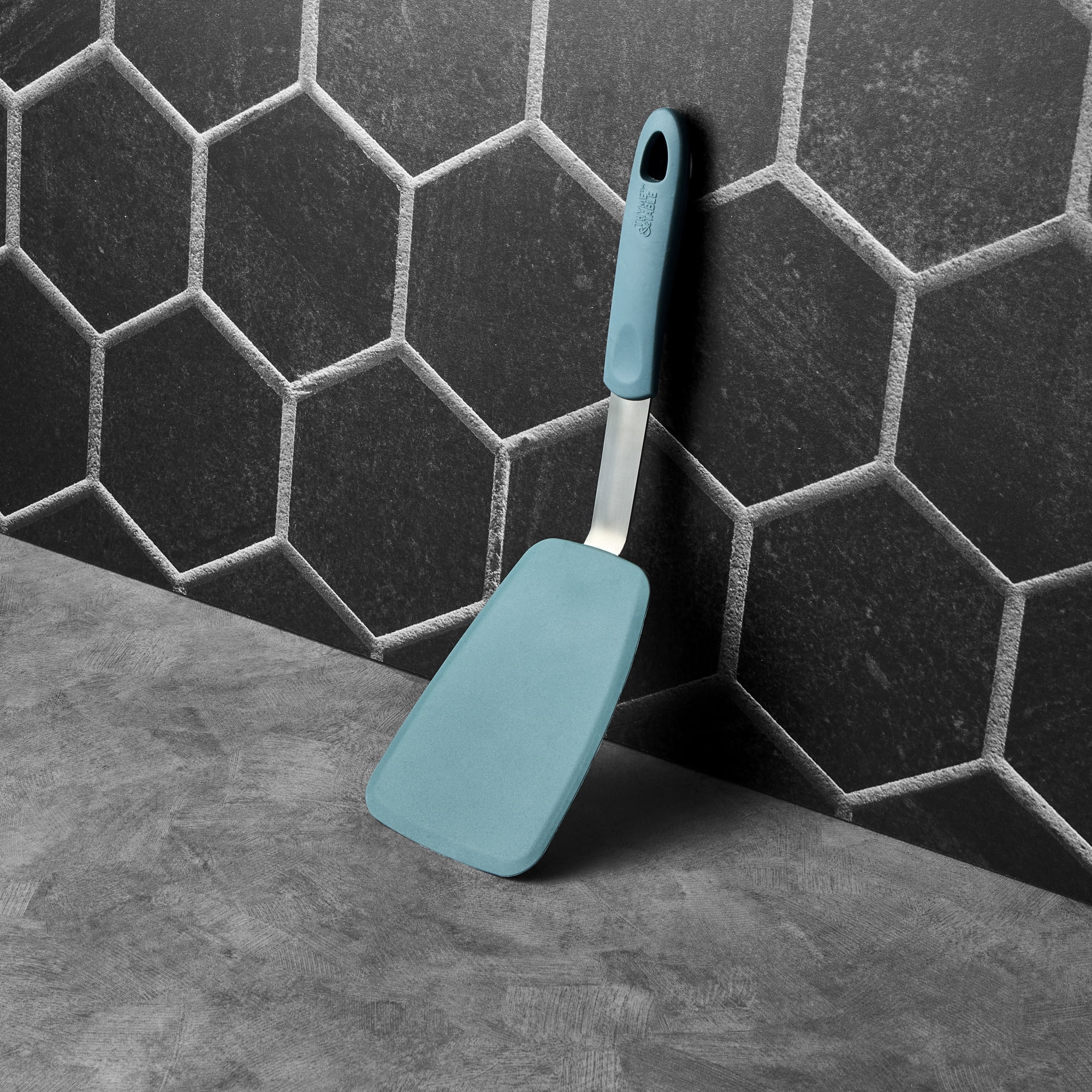 Thyme & Table Food-Safe Silicone Large Turner, Green