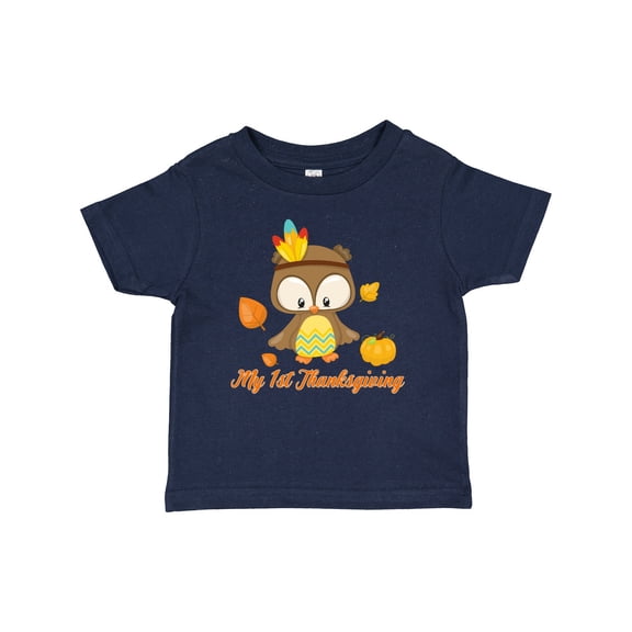 Inktastic My First Thanksgiving Owl Boys or Girls Baby T-Shirt