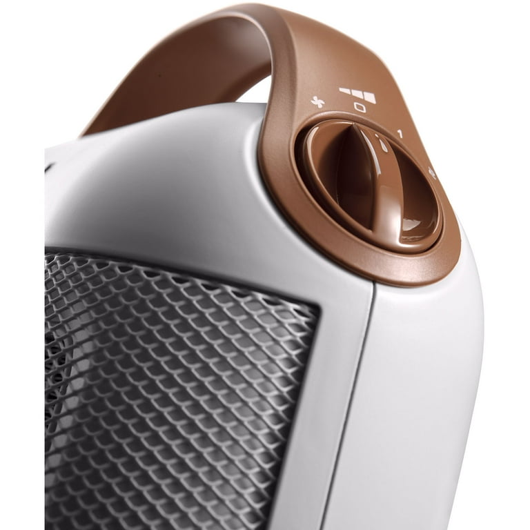 DeLonghi Capsule Compact Ceramic Heater in White - Walmart.com