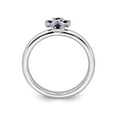 thumbnail image 5 of 3.00 Carat (Ctw) Amethyst, Citrine and Blue Topaz Ring in Sterling Silver for Women, 5 of 6