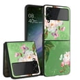 thumbnail image 1 of ANJ+ Hard Protective Printed Case Cover Compatible with Samsung Galaxy Z Flip 4 - Lush Garden, 1 of 4