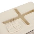 thumbnail image 4 of Wall Mounted Tissue Storage Box Punch Free Clear Dust Proof Hanging Face Towel Dispenser Box, 4 of 5