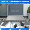Threshold Ramp,Rated 800 lbs Load Capacity,Aluminum Door Ramps for Wheelchairs,Wheelchair