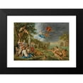 thumbnail image 2 of Peter van Halen 14x11 Black Modern Framed Museum Art Print Titled - The Feast of the Gods, 2 of 5