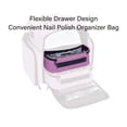 thumbnail image 4 of Organizador de esmaltes de uñas UOZL, pequeño y transparente, con capacidad para 30 botellas, 4 of 6