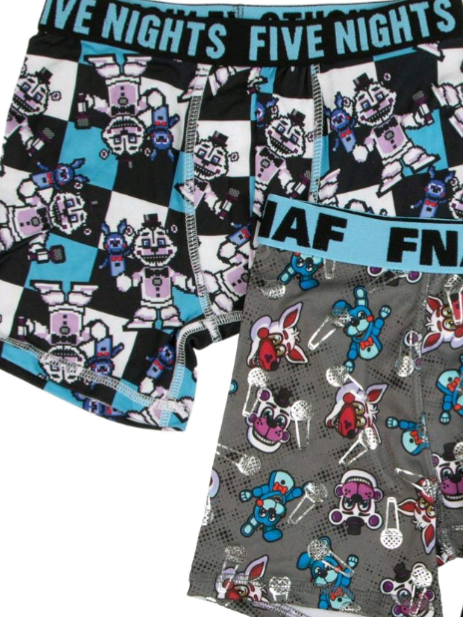 Scottgames Five Night's at Freddy's, Boys Underwear, 3 Pack Underoos Poly Boxer Briefs (Little Boys & Big Boys)