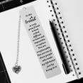 thumbnail image 3 of FRCOLOR Notes Stainless Friend Gift Bookmark Student 13.00X2.60X0.20CM Silver, 3 of 8