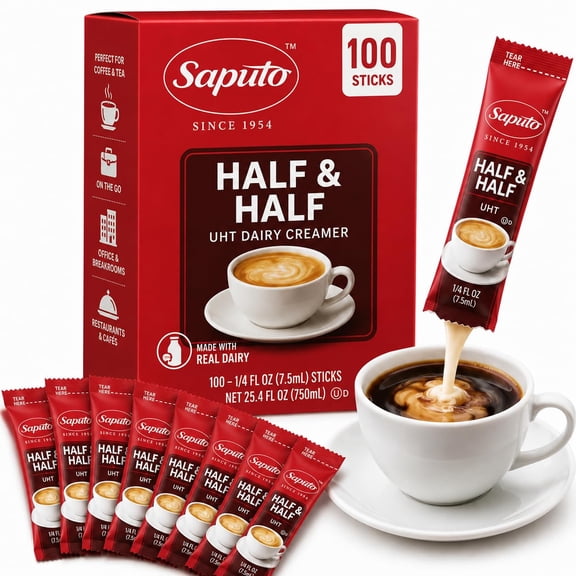 Sweetmo Half & Half Creamer, 100 Pack