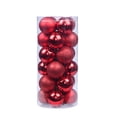 thumbnail image 1 of SAYOO 24pcs Christmas Tree Hanging Ball, DIY Craft Ornament New Year Party Decoration Gift, 1 of 8