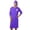 Purple, variant on Long Robe Nightgown Sleepwear With Detachable Hood For Home And Relaxation Comfortable Soft Fabric