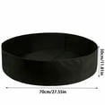 thumbnail image 1 of Bolsa de plantación redonda para jardín al aire libre, invernadero, fieltro, tela, planta, flor, vegetal, maceta, cubo, negro, 70x30cm kenally HA5752-03, 1 of 6