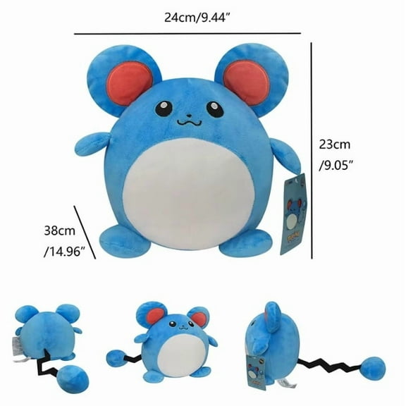 Pokemon Marill Plush 9" Plush Toy Stuffed Animal