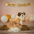 thumbnail image 4 of HQREA Bling Dog Flower Dress Girl Pet Tutu Cat Luxury Princess Wedding Skirt, 4 of 6