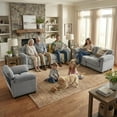 thumbnail image 5 of Bonzy Home Modular Sectional Sofa Couches Living Room Sofa Set Ideal for Small Spaces & Family Fun Gray, 5 of 8