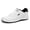 White, variant on Teen Boys' Big Size Breathable Lightweight Sneakers - Athletic Training Running Shoes with Upper & Cushioned PVC,Mid-Top Casual Gym Walking Shoes for School,Casual Attire (Striped for /School)