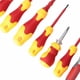 thumbnail image 5 of Juego de destornilladores aislados para electricistas, 10 destornilladores Phillips de punta plana, herramientas de reparación para electricistas., 5 of 5