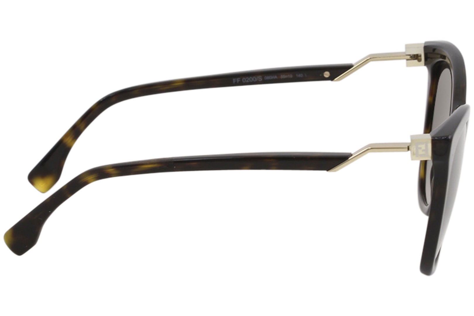 sunglasses fendi ff 200 /s 0086 havana / ha brown gradient lens