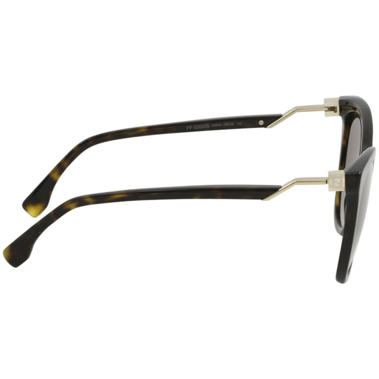 sunglasses fendi ff 200 /s 0086 havana / ha brown gradient lens