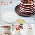 TUIBELYN 6pcs Cake Boards Round Cake Bases Wedding Cake Drums Cardboard