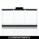 thumbnail image 3 of Organizador de cosméticos mDesign Lumiere Collection transparente/negro, 3 of 8