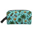 thumbnail image 2 of Uemuo Pineapple Sea Turtle Pattern Portable Toiletry Bags with Handle, Waterproof travel Make up Bags for Women, Large Capacity Travel Cosmetic Bags, 2 of 9