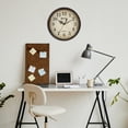 thumbnail image 3 of Geevon Vintage Wall Clock, Silent 14" Non Ticking Retro Round Clock Quartz Decorative Battery Operated Wall Clock for Kitchen, Office, Classroom, Bedroom, Living Room Decor, 3 of 9