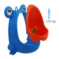 thumbnail image 4 of Niño & #39;s bebé urinario-Lindo rana de pie orinal de entrenamiento compatible con entrenador de pis con divertido objetivo-azul Afortunado Sencillez, 4 of 5