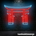 thumbnail image 2 of Handmadetneonsign Torri Gate Neon Sign, Torii Gate Japan Led Light, Japanese Culture Home Wall Decor 70296, 2 of 5