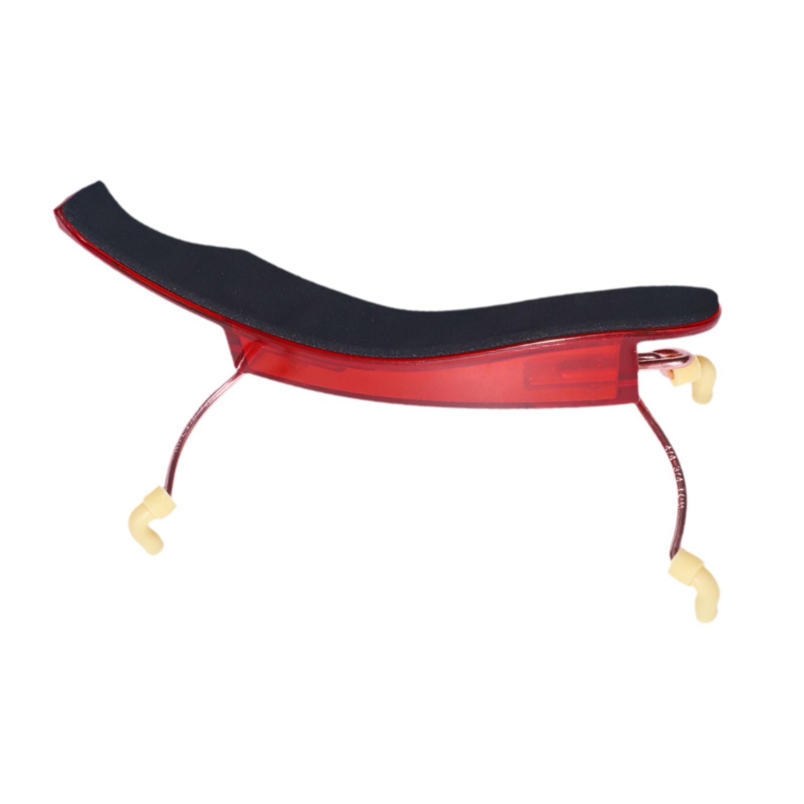 Violin Shoulder Rest Support Cushion Chin Rest Soft Silicone Non Slip Adjustable for Kids Adults Practice