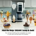 thumbnail image 3 of Ninja CREAMi Scoop & Swirl Ice Cream Maker, Soft Serve, CreamiFIT, Gelato, Frozen Custard, 13 Programs, (2) 16 Oz Pint Containers & Lids, NC701 Navy, 3 of 20