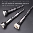 thumbnail image 2 of Tignapoo Alloy Concrete Chisel Point Hammer for Electric Tools - 150mm Square Shank with 12 Teeth, Ideal for Stone, Wall, and Cement Pavement Applications, 2 of 4