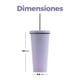 thumbnail image 3 of Termo para Cafe y Agua de Acero Inoxidable Gaon 710 ml Purpura, 3 of 5