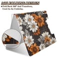 thumbnail image 2 of FORMRS A4 Clipboard Folder with Pen Holder Horizontal Foldable School Office Binder, Black Plaid Floral, 2 of 9