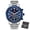 Blue with Box, variant on Mens Watches Top Brand Luxury Quartz Multifunction Luminious Waterproof Sport Wristwatch Stainless Steel Strap Relogio Masculino