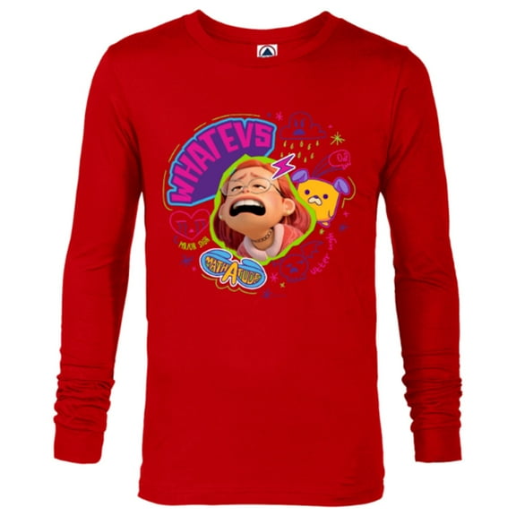 Disney and Pixar’s Turning Red Sad Mei Whatevs - Long Sleeve T-Shirt for Men - Customized-New Red