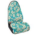 thumbnail image 2 of POLERO White Cherry Blossom Terry Cloth Car Seat Cover, Sweat Proof Non Slip Waterproof Front Seat Cover Fit for Trucks Cars Vans, 2 of 7